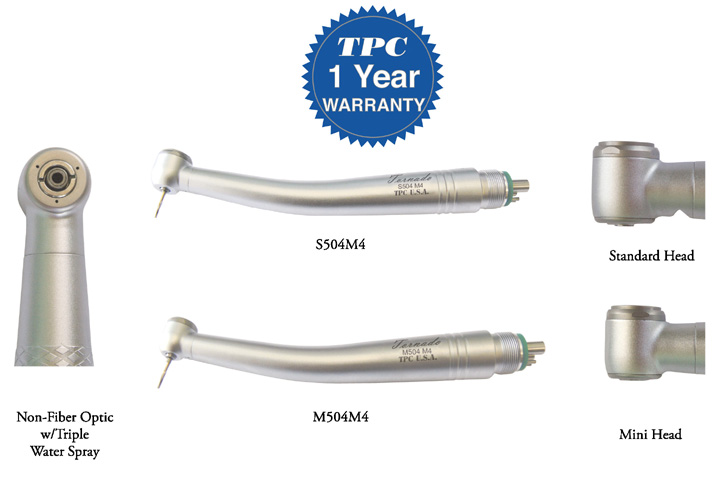 Non Fiber Optic (Standard Back End) Handpieces